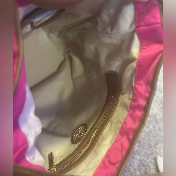 Tory Burch Pink Nylon Hobo Bag - Picture 7 of 14